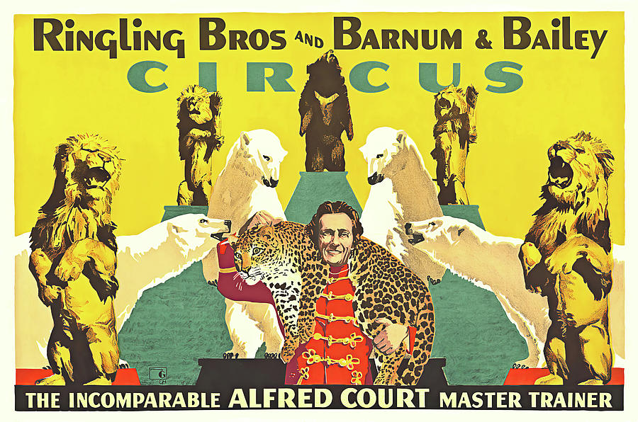 Ringling Bros and Barnum and Bailey Circus 1941 Painting by DK Digital