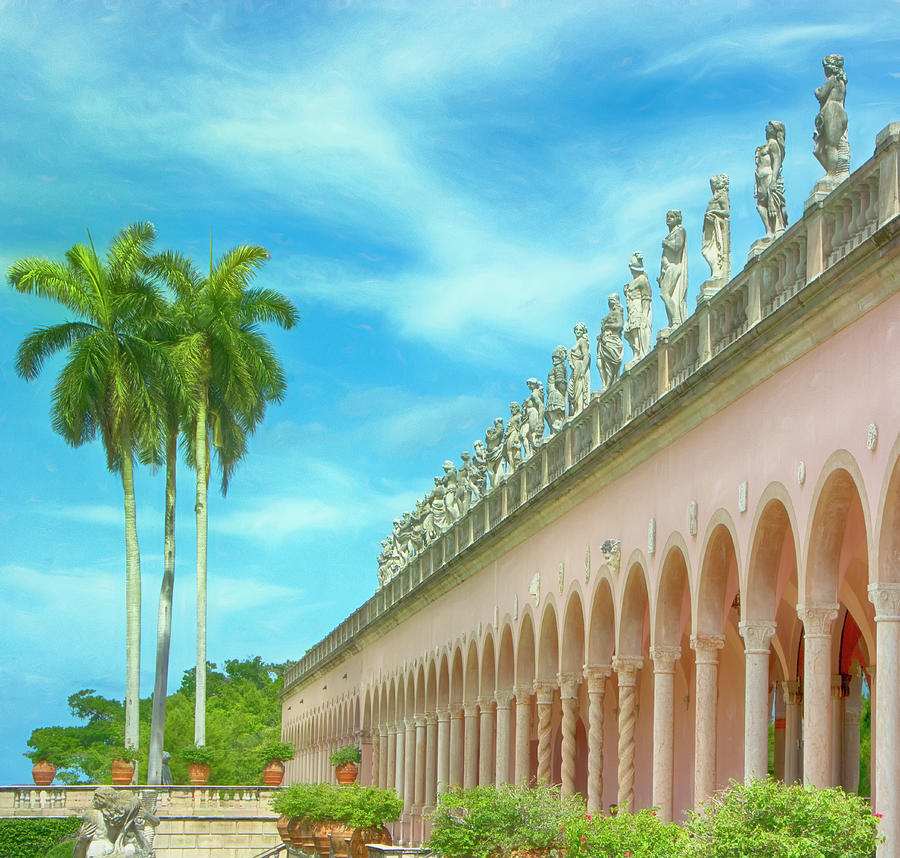 Ringling Museum Colonnade Photograph by Mitch Spence