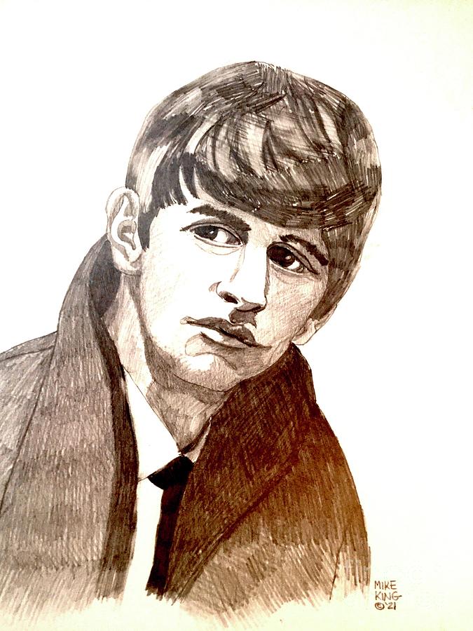 Ringo Drawing by Mike King