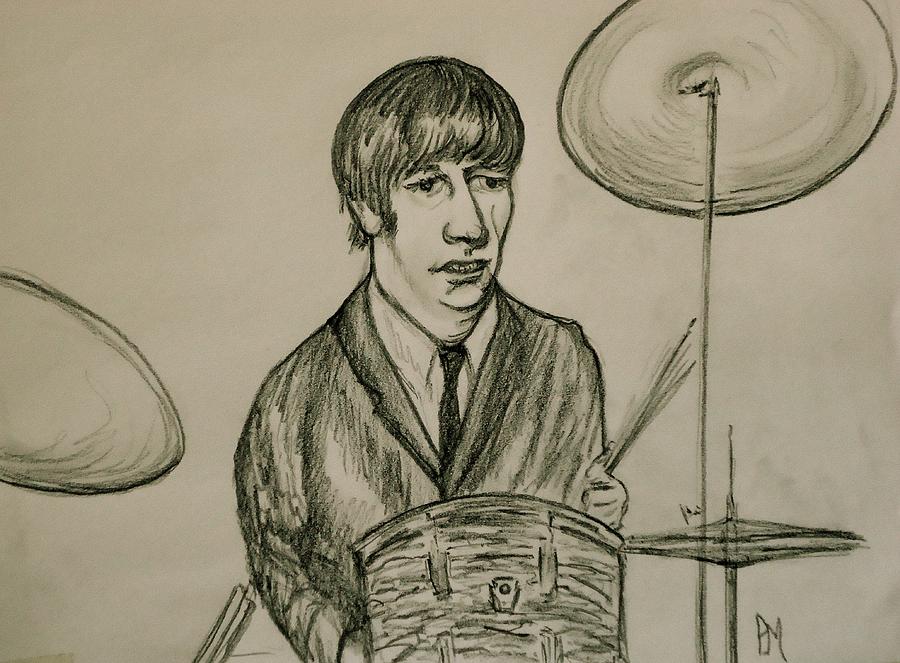 Ringo Drawing by Pete Maier