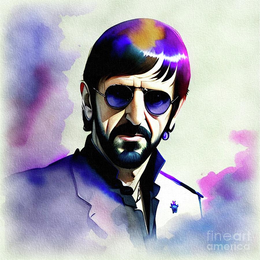 Ringo Starr Music Legend Painting By John Springfield Fine Art America   Ringo Starr Music Legend John Springfield 