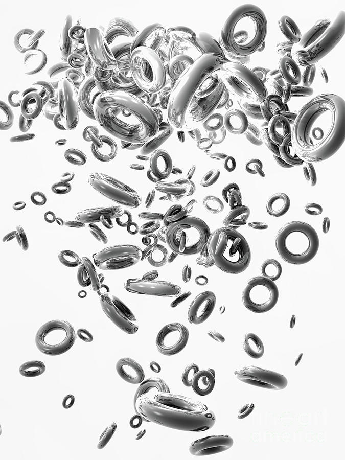 Rings In Space Digital Art by Phil Perkins