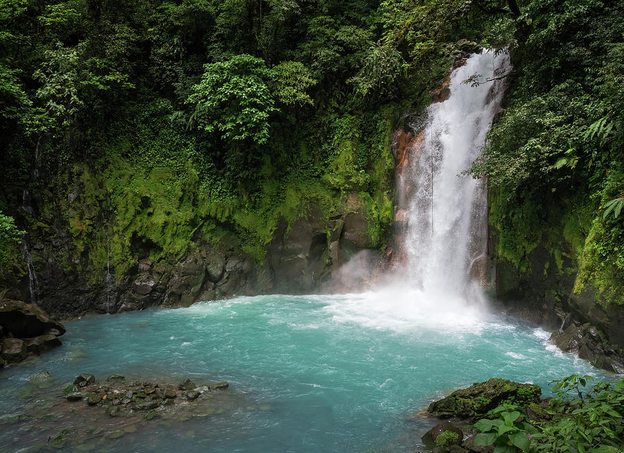 Rio Celeste Waterfall Photograph by Austin Sudweeks - Fine Art America