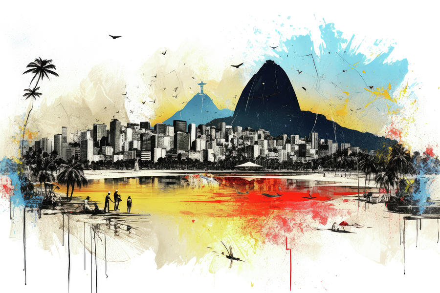 Rio de Janeiro Digital Art by Imagine ART