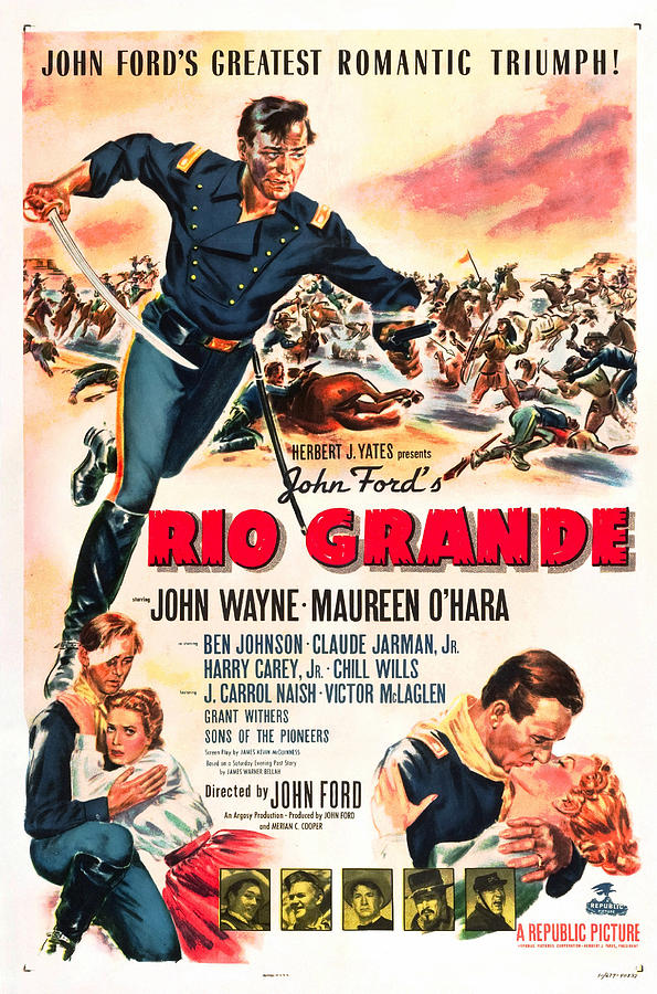 Rio Grande - 1950 Digital Art by Original Movie Poster Rio Grande - 1950 Digital Art by Original Movie Poster