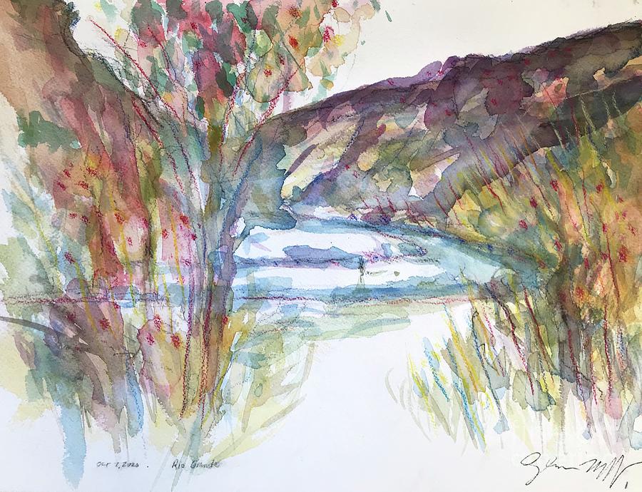 Rio Grande Gorge 1 Painting by Glen Neff