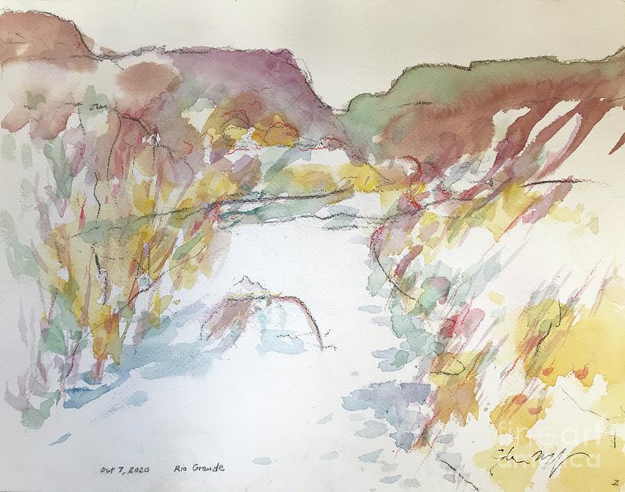 Rio Grande Gorge 2 Painting by Glen Neff