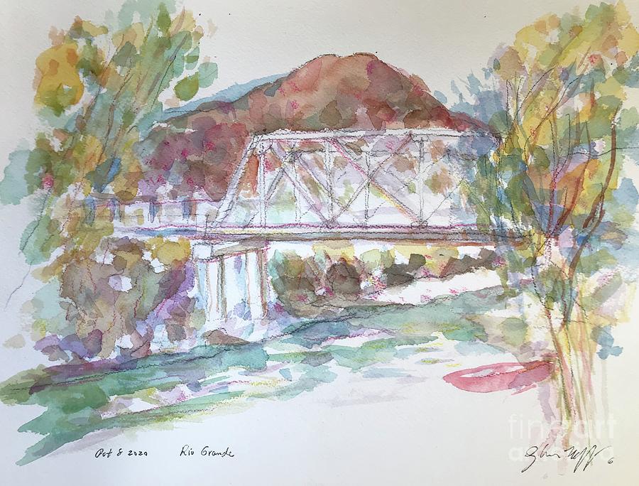 Rio Grande Gorge Bridge  Painting by Glen Neff