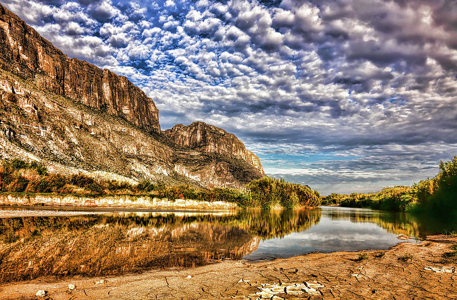 Rio Grande River 1 Photograph by Judy Vincent