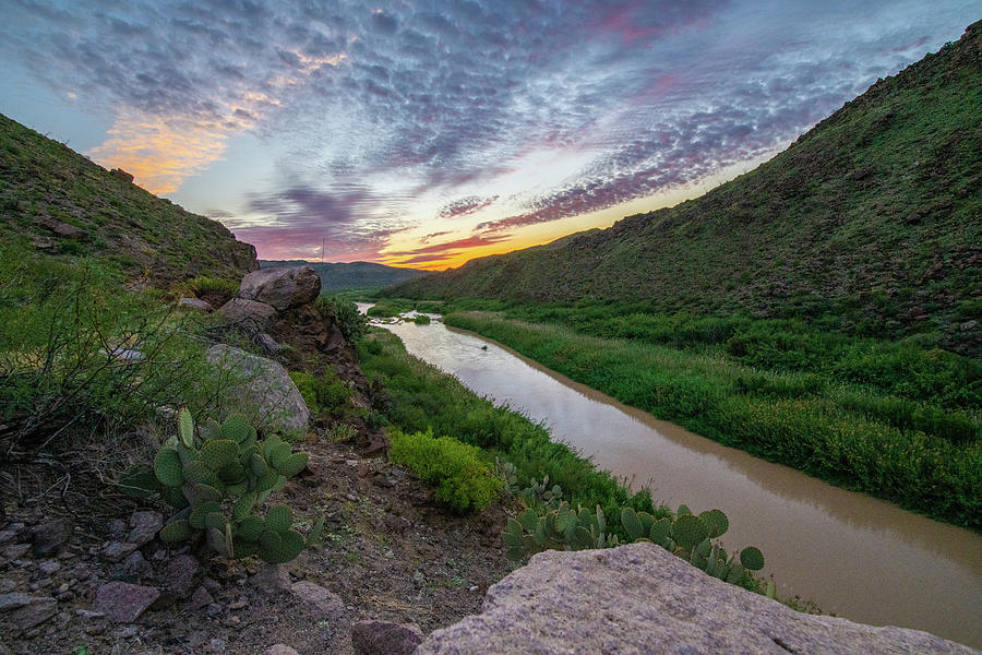Rio Grande Through a Big Bend Sunset Photograph by Erin K Images