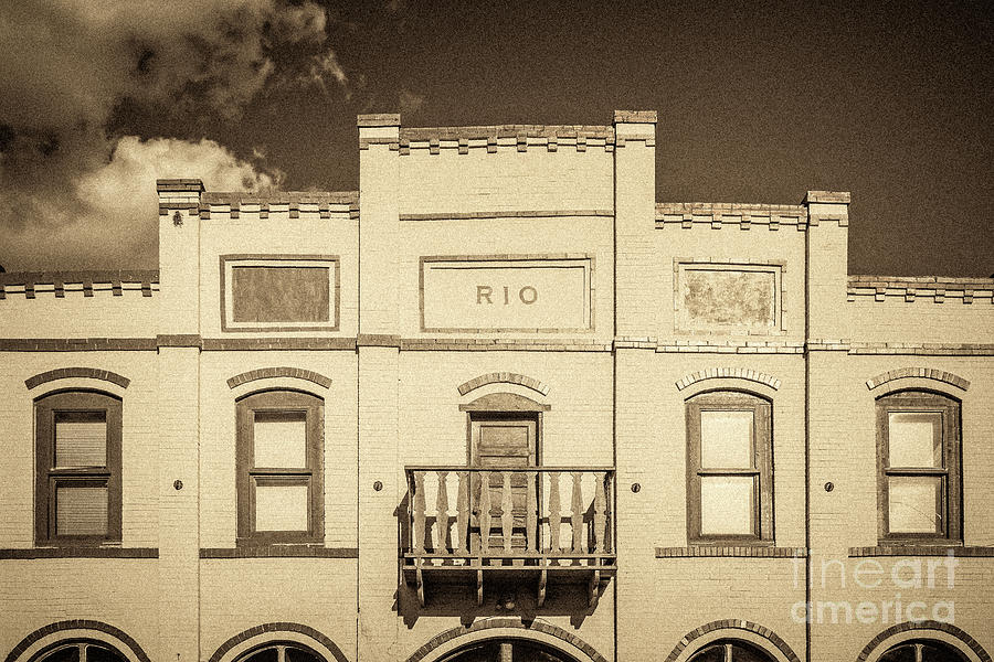 Rio Theatre in Sepia Photograph by Imagery by Charly