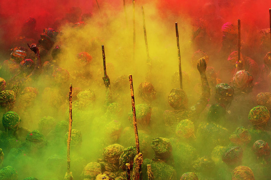 Abstract Photograph - Riot of Color by Partha Pal