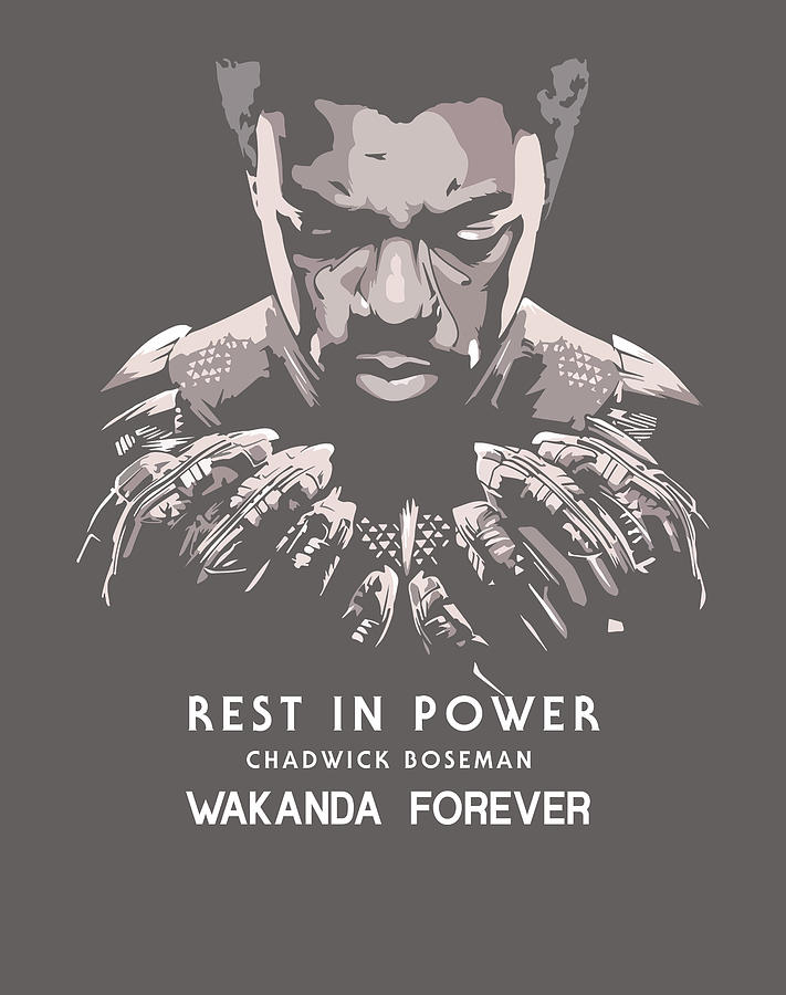 Rip CHadwick Boseman Wakand A Forever Cool t Digital Art by Griet ...