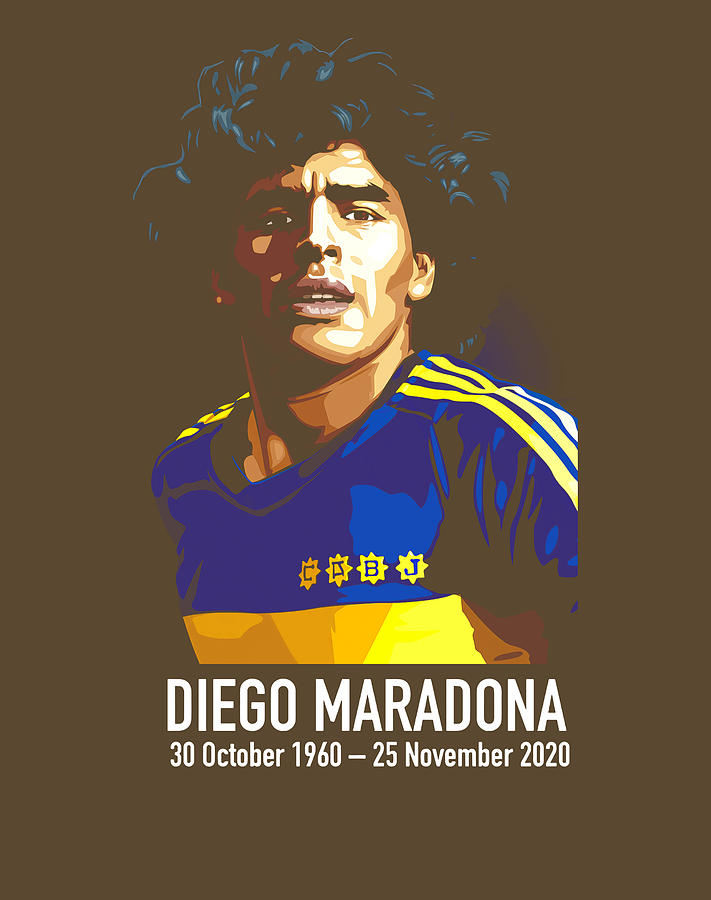 Rip Football Legend Diego Maradona Argentina Player Rip Diego Maradona T Shirts Soccer Great
