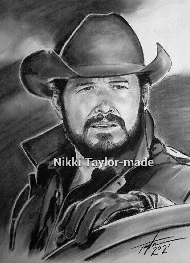 Rip Wheeler Drawing by Nicole Taylor - Fine Art America