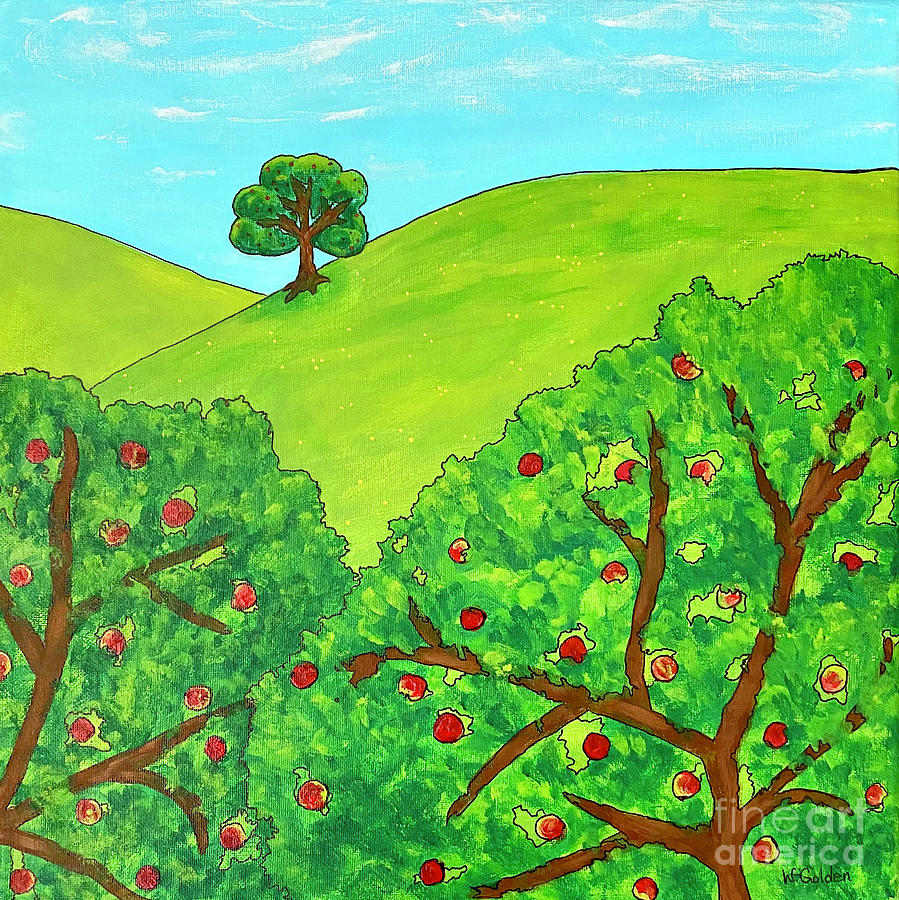 Ripening Painting by Wendy Golden