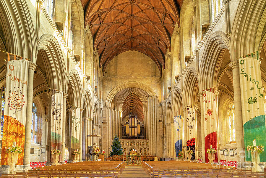 Ripon Cathedral interior, Ripon, North Yorkshire, England Photograph by ...