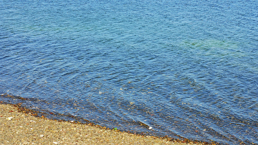 Rippled Shore on Hood Canal Photograph by Connie Fox