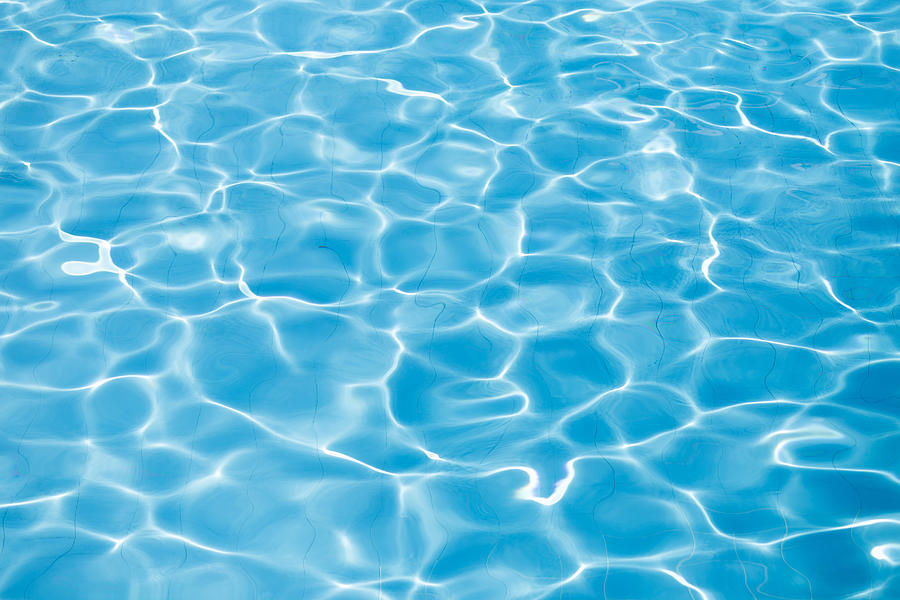 Rippled Water In the Swimming Pool Photograph by Sen Li
