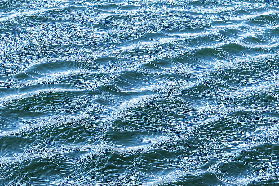 Ripples on Waves Photograph by David Coblitz