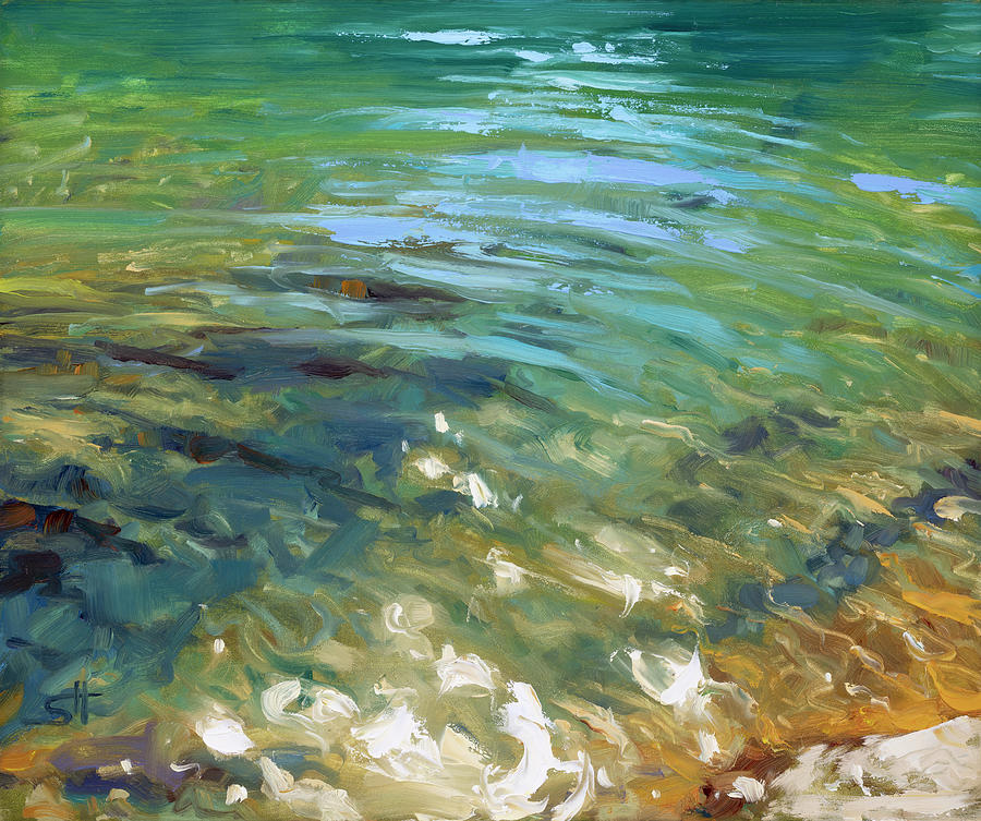 Abstract Painting - Ripples by Steve Henderson