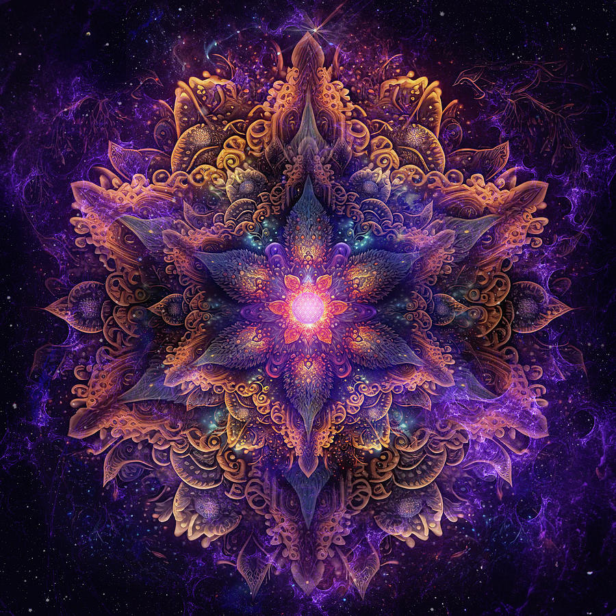 Rise Mandala Digital Art by Cameron Gray
