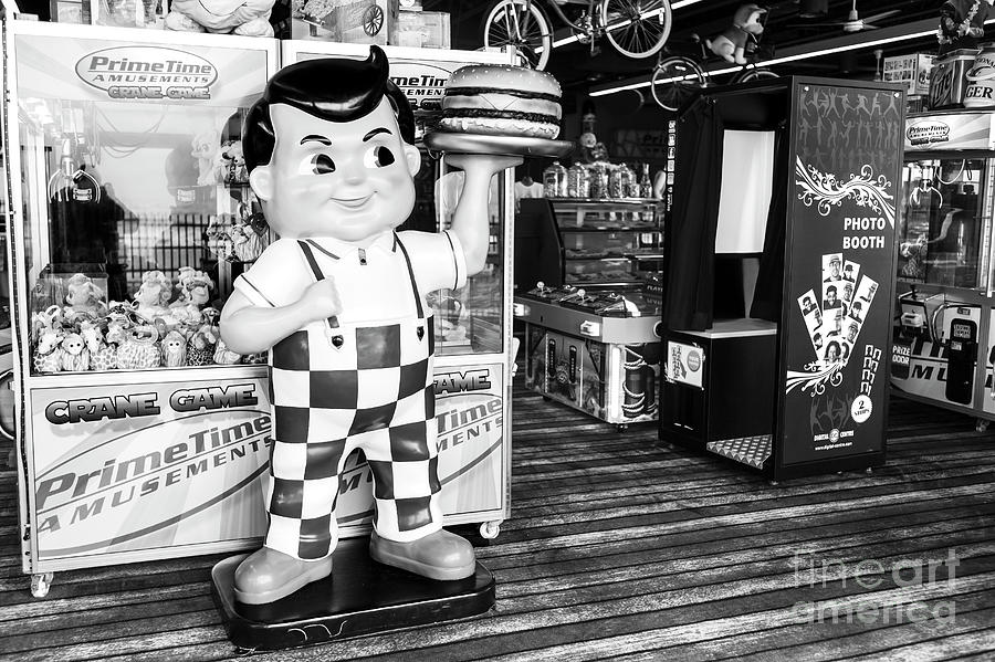 Rise of the Burger Boy at Seaside Heights in New Jersey Photograph by John Rizzuto