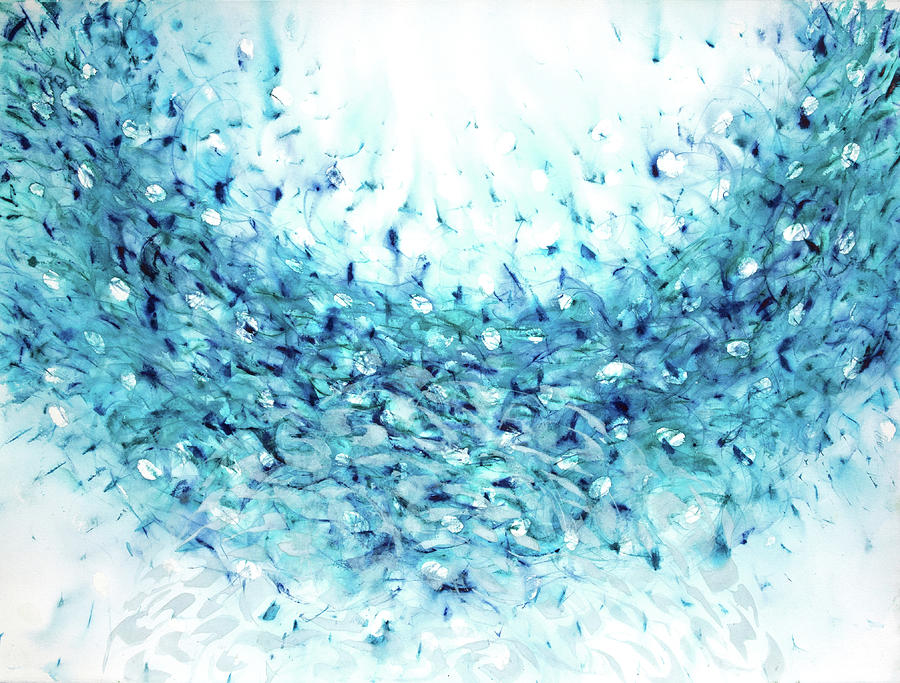 Rise Painting by Petra Rau Rise Painting by Petra Rau