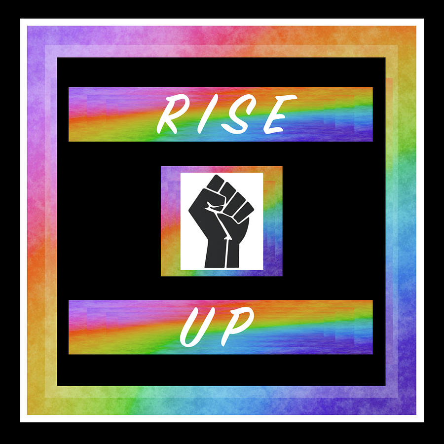 Rise Up Square - R14W Digital Art by Artistic Mystic