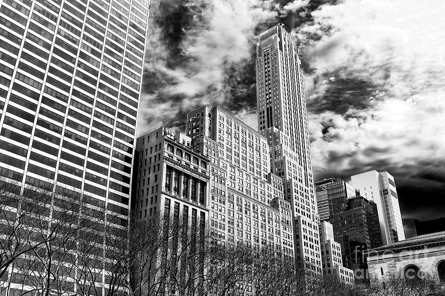 Rising Skyscraper in Midtown Manhattan Photograph by John Rizzuto