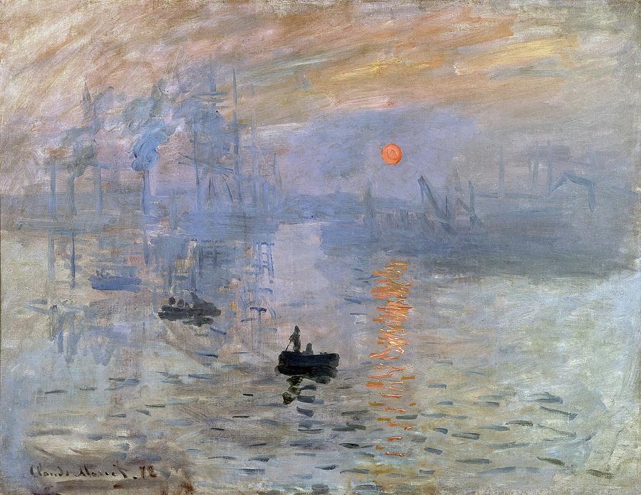 Rising Sun Painting by Claude Monet - Fine Art America