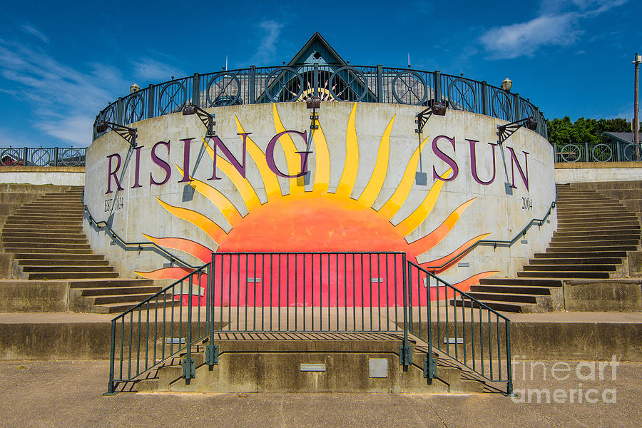 Rising Sun - Indiana Photograph by Gary Whitton