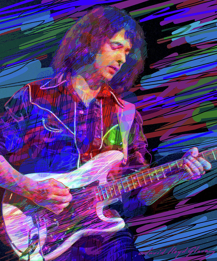 Ritchie Blackmore Deep Purple Painting