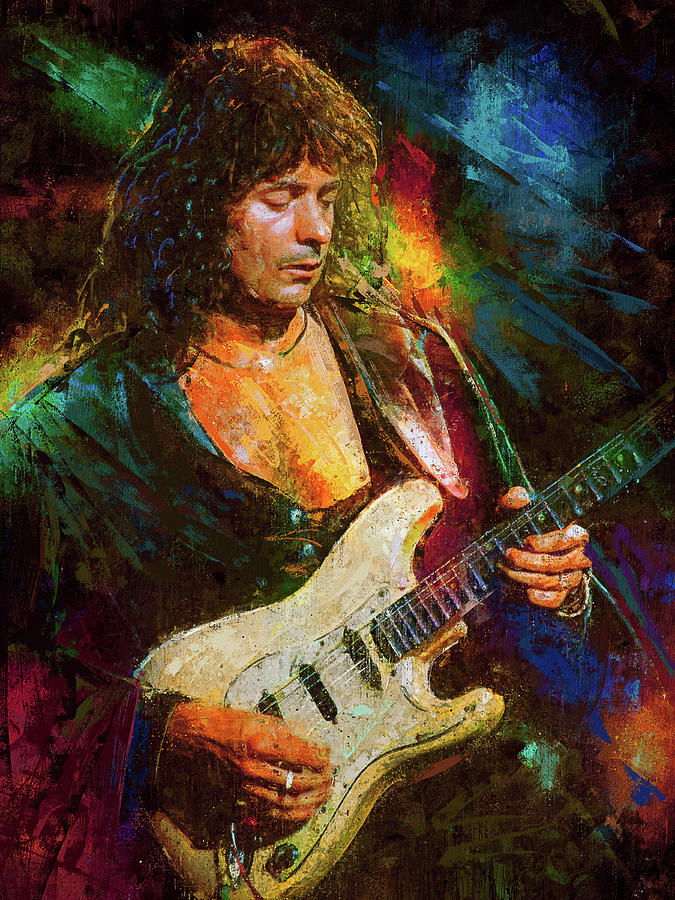 Ritchie Blackmore Mixed Media by El Padre - Pixels