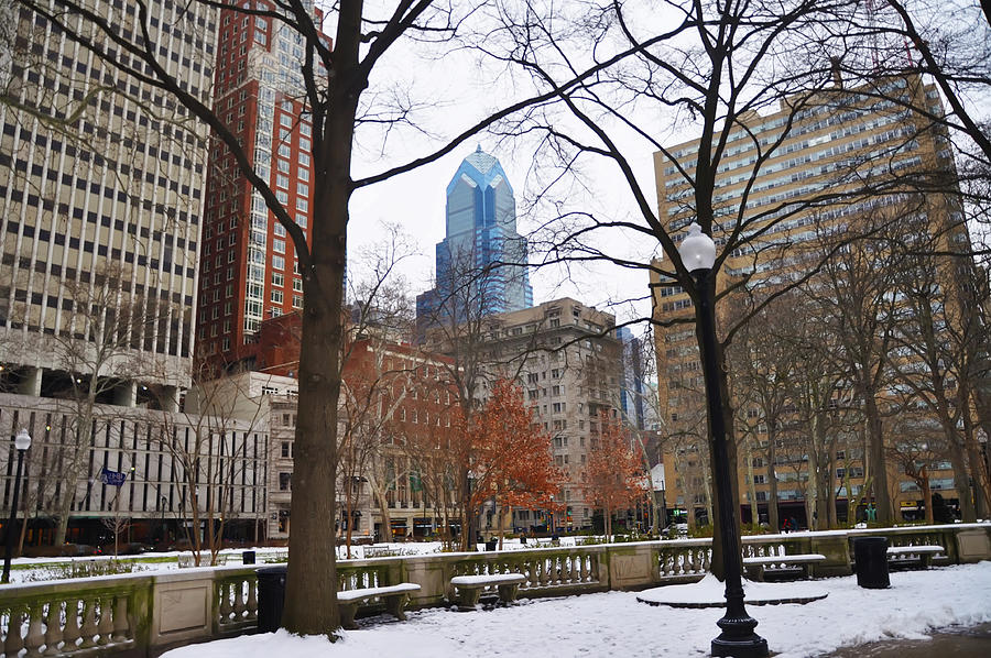 Rittenhouse Square in Wintertime Photograph by Philadelphia Photography