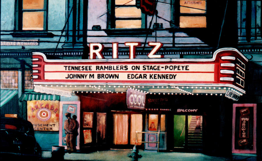 Ritz Theater Painting by Blue  Sky
