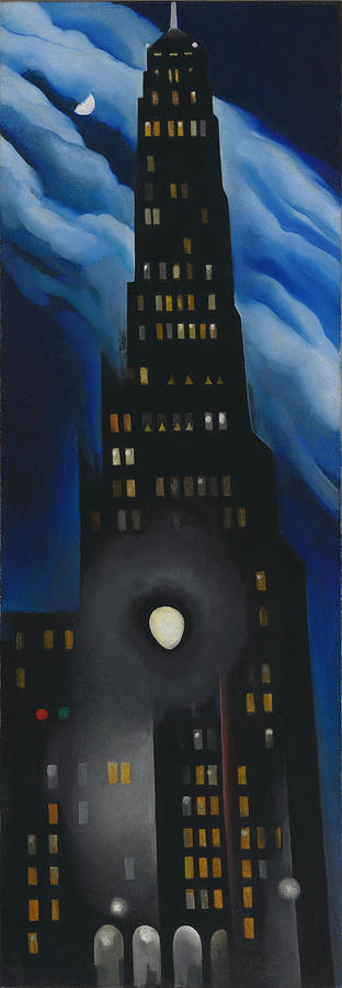 Ritz Tower Painting by Georgia OKeeffe