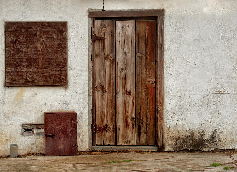 Riustic Old Door Photograph by Floyd Hopper
