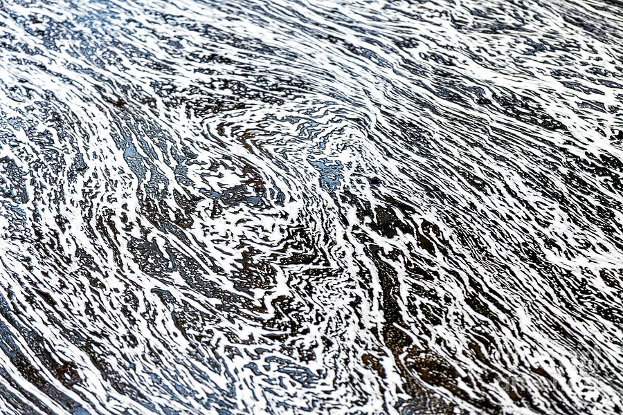 River Abstract in the Pine Barrens New Jersey Photograph by John Rizzuto