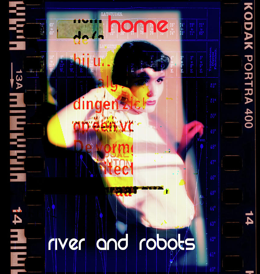 River and Robots Photograph by Adam Kissel