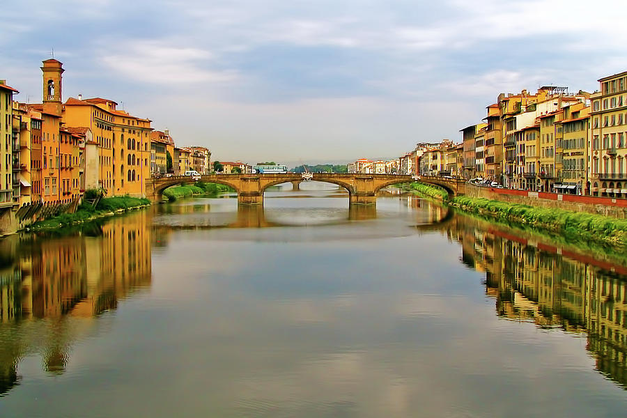 River Arno Photograph by CR Courson