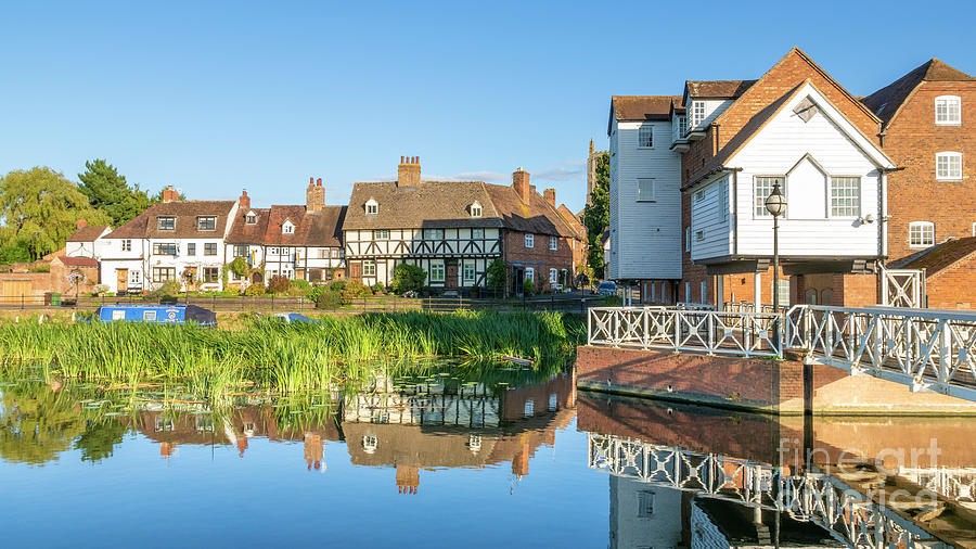 River Avon at Tewkesbury, Gloucestershire, England  Photograph by Neale And Judith Clark