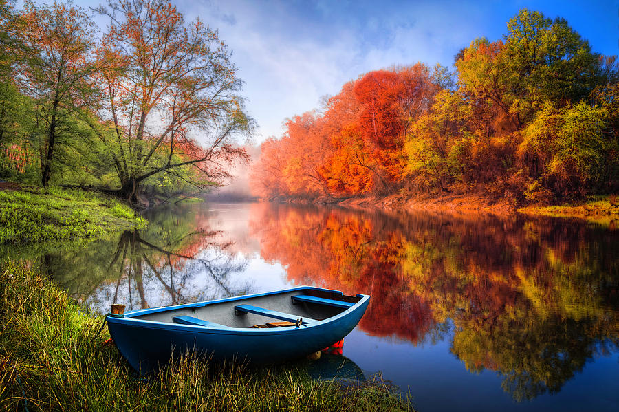 River Beauty Reflections Photograph by Debra and Dave Vanderlaan