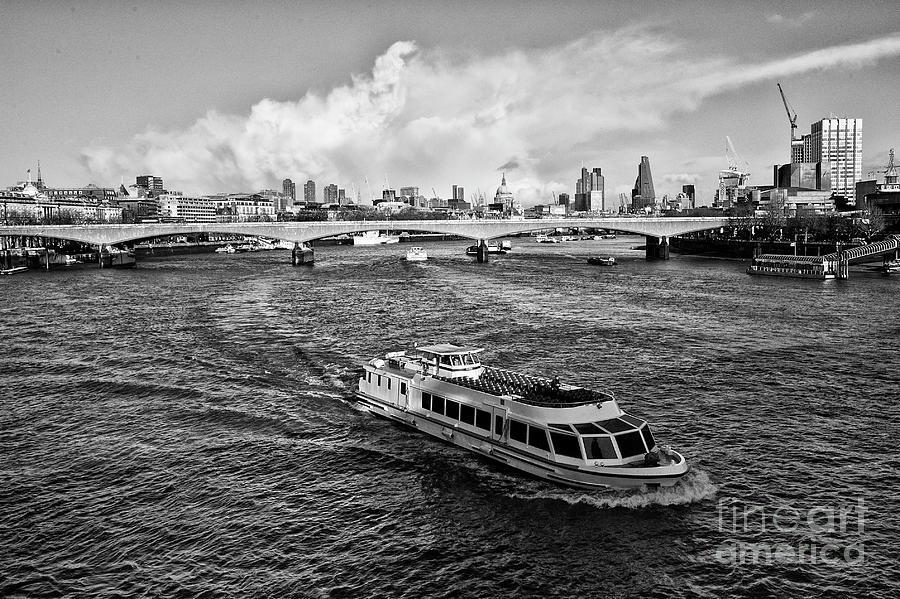 River boat on the Thames Photograph by Ant Smith