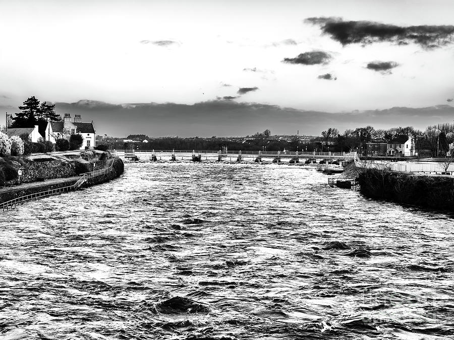 City Photograph - River Corrib Days in Galway by John Rizzuto