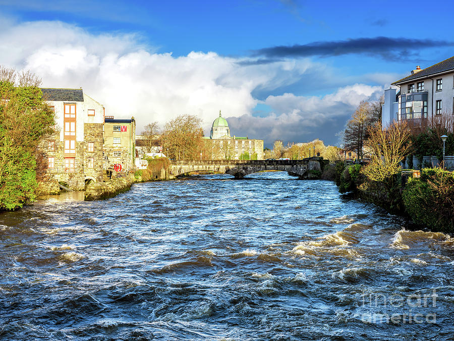 River Corrib View in Galway Photograph by John Rizzuto