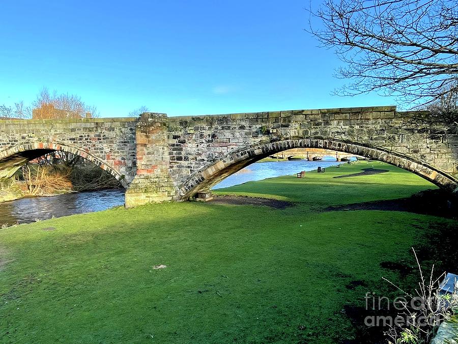 River Esk Old Stone Bridge Musselburgh pr012 Photograph by Douglas ...