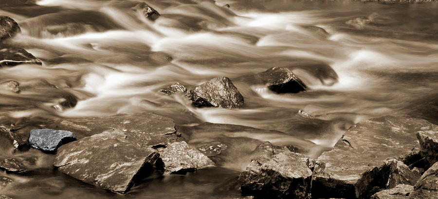 River Flows 2S Photograph by Mike McGlothlen