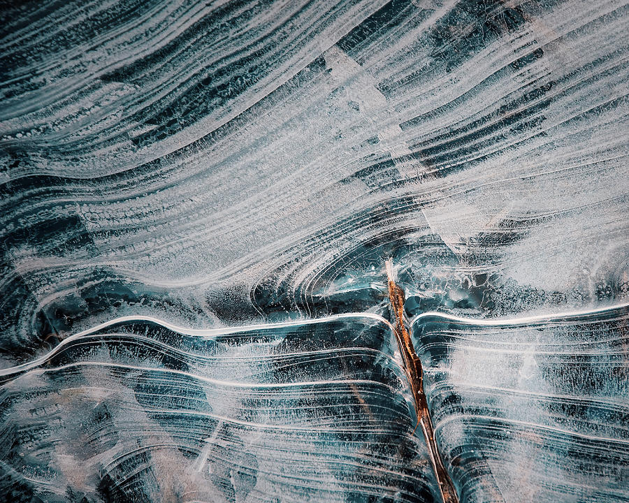 River Ice IIi Photograph
