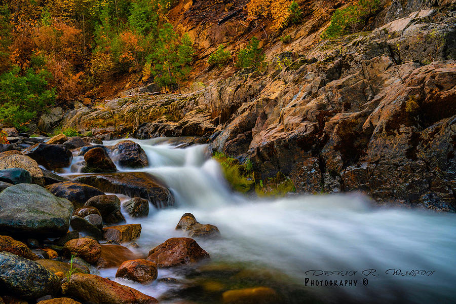 River in the Sierra Nevadas Photograph by Devin Wilson